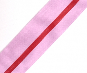 Borte-Jacquardborte-Webband-Band-rosa-rot-----38-mm-breit----3-Meter