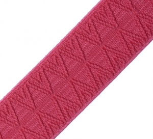 Reststck-Gummiband-fr-Trachtengrtel---4-cm----pink-beere-Dirndlgrtel-elastisch-133cm