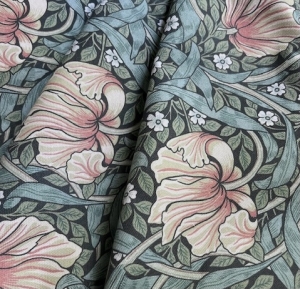 Trachten-Dirndl-Stoff---knitterarm---Blumenmuster---salbei-grn-pastell---190-cm