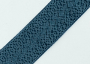 Reststck-Gummiband-fr-Trachtengrtel---4-cm----taubenblau-Dirndlgrtel-elastisch-120-cm