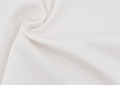 Jacquard Mischgewebe knitterfrei Ornamentmuster - creme weiß - 50 cm