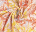 Bild 1 von Blumen Baumwollsatin-Mischgewebe  - dehnbar - leicht glänzend  -50 cm