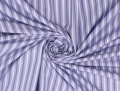 Reststück Baumwollstoff Popeline - Mischgewebe -  Streifen - 360 cm