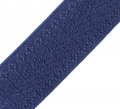 Gummiband für Trachtengürtel - 4 cm  - dunkelblau  Dirndlgürtel elastisch gewebt