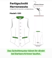 Bild 3 von Nähpaket  Herrenweste Gilet mit Stehkragen - Simon